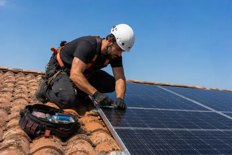 Maintenance et monitoring de panneaux solaires à la Tour-du-Pin