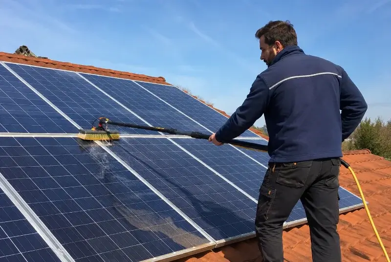Nettoyage et entretien de panneaux solaires à la Tour-du-Pin