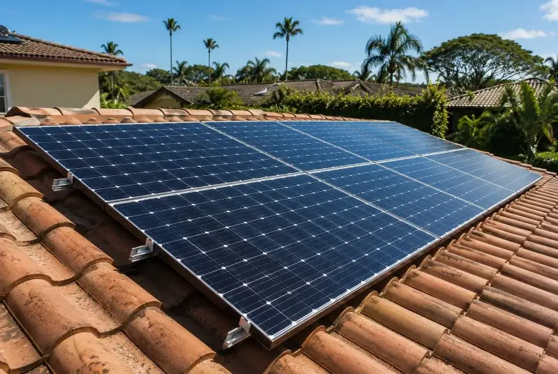 Installation de panneaux solaires à la Tour-du-Pin